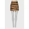 Animal print skirt