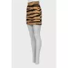 Animal print skirt