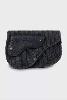 Saddle print bag