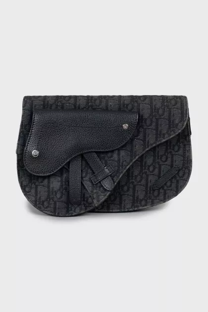 Saddle print bag