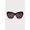 Cat eye print sunglasses