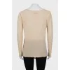 Cashmere sweater with tag