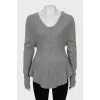Fitted cashmere sweater