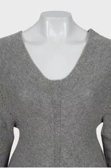 Fitted cashmere sweater