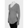 Fitted cashmere sweater