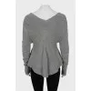 Fitted cashmere sweater