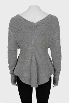Fitted cashmere sweater