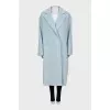 Blue wool coat