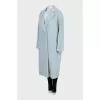 Blue wool coat