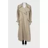 Loose fit trench coat