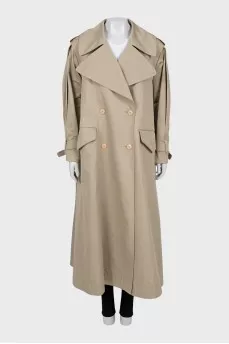 Loose fit trench coat