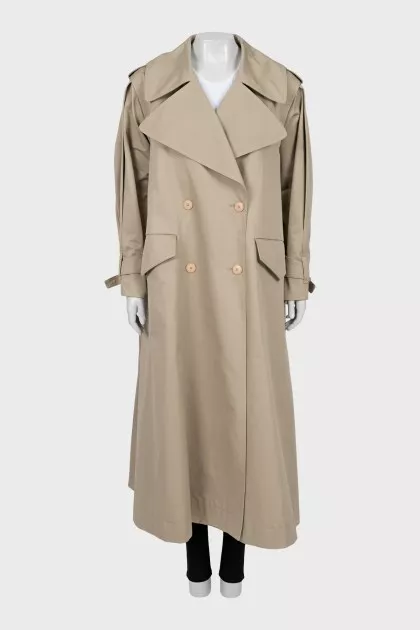 Loose fit trench coat