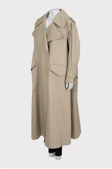 Loose fit trench coat