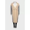 Three-color coat