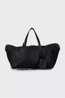 Men's suede bag