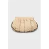Beige bag Chain Around