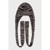 Hat and gloves set with tag