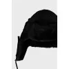 Insulated hat in black
