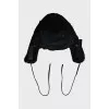 Insulated hat in black