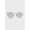 Silver glasses with diopters