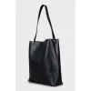 Black shopper bag