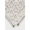 Woven collar with ties