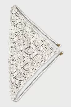 Woven collar with ties