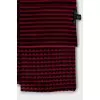 Wool scarf with striped print