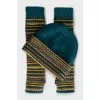 Knitted set of hat and gloves