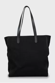 Textile shopper with logo