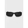Black sunglasses with logo