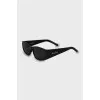 Black sunglasses with logo
