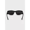 Black sunglasses with logo