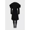 Wrap coat made of wool and cashmere