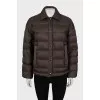 Quilted jacket with a loose fit