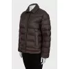 Quilted jacket with a loose fit