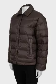 Quilted jacket with a loose fit