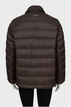 Quilted jacket with a loose fit