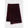 Printed wool scarf