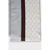 Wool and cashmere scarf with print
