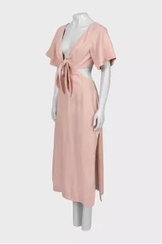 Linen dress with tag