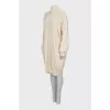 Cashmere dress with high neck