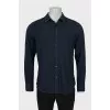 Men's blue denim shirt