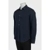 Men's blue denim shirt