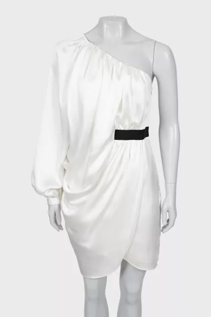 White one shoulder dress