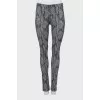 Animal print leggings
