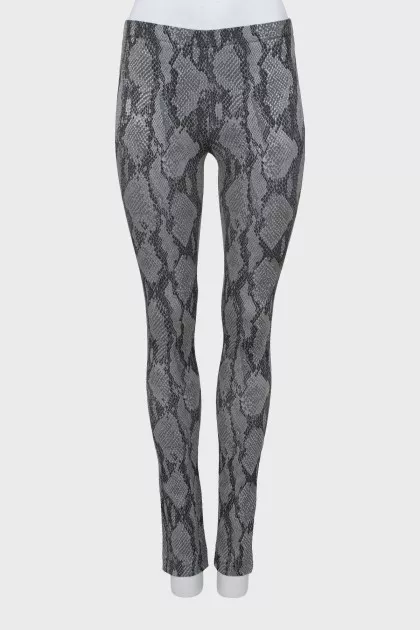 Animal print leggings
