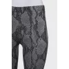 Animal print leggings