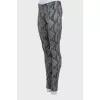 Animal print leggings