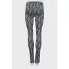 Animal print leggings